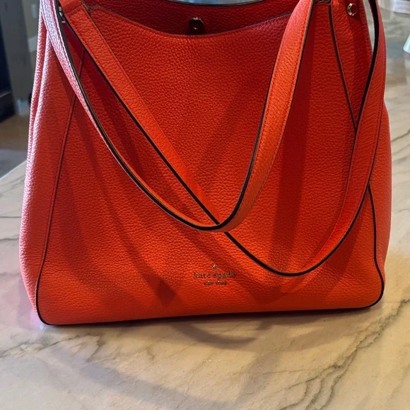 Kate Spade Vibrant Orange Shoulder Bag - Picture 10 of 10